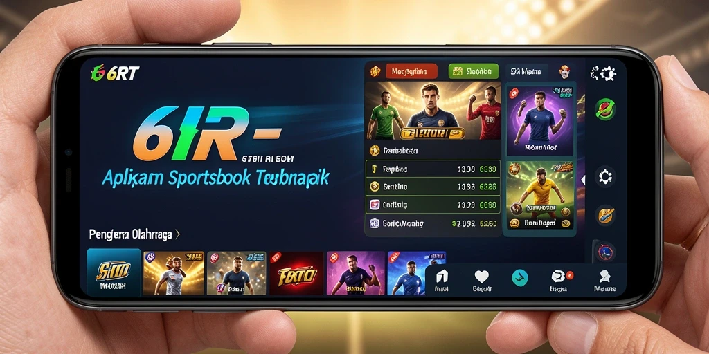 Tampilan gameplay menarik dalam aplikasi sportsbook 6RT.