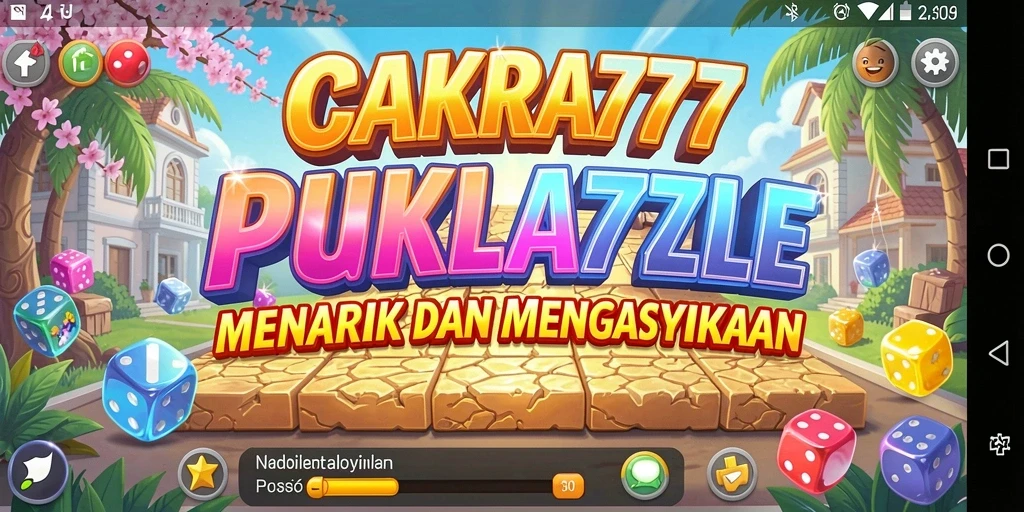 Screenshot gameplay CAKRA777 menampilkan tantangan Puzzle yang menarik.