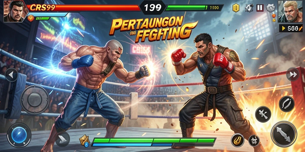 Tampilan gameplay CRS99 yang menegangkan dan penuh aksi.