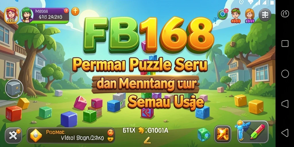 Tampilan gameplay FB168 dengan teka-teki yang menantang dan grafis yang menarik.