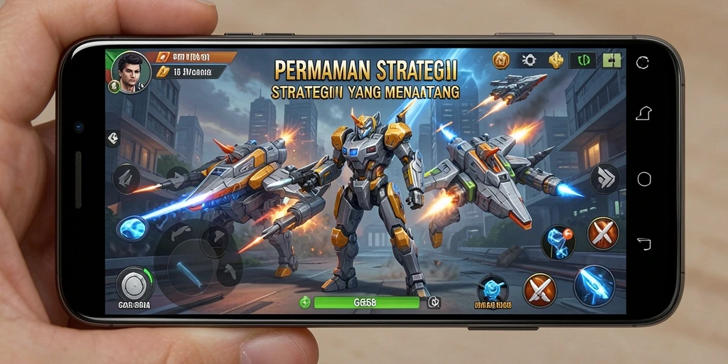Tangkapan layar G668 menampilkan aksi strategi yang seru dan mendebarkan.