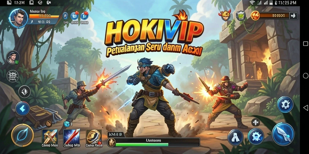 Gameplay seru HOKIVIP dengan aksi mendebarkan.