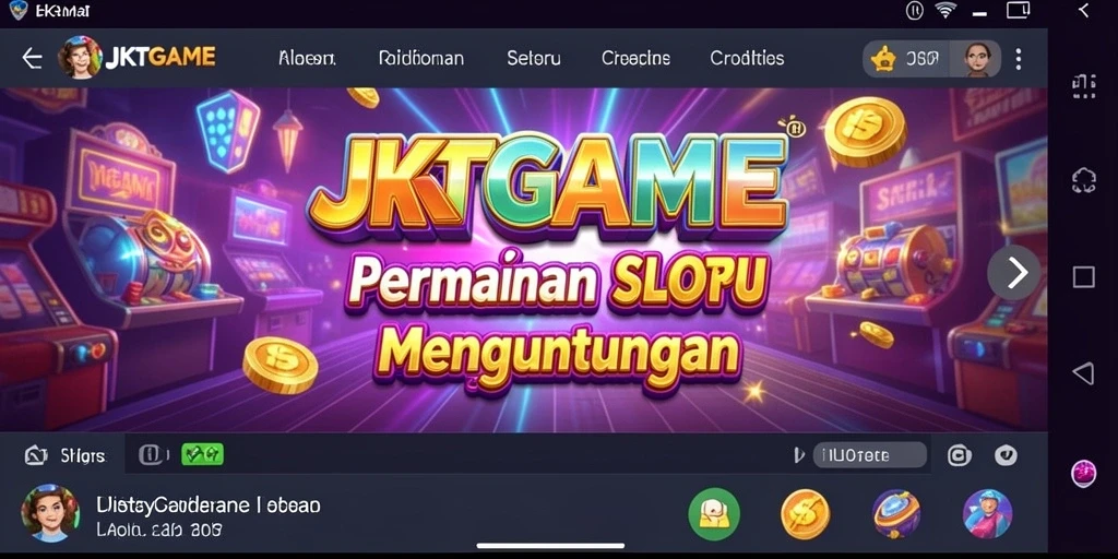 Tampilan gameplay Slot seru di JKTGAME dengan grafis menawan.