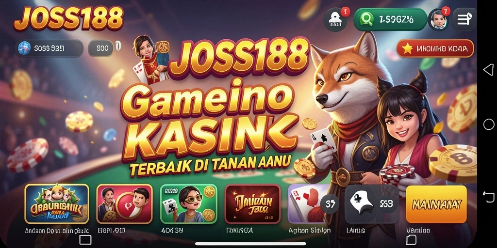 Tampilan gameplay menarik dari JOSS188 saat bermain Kasino.