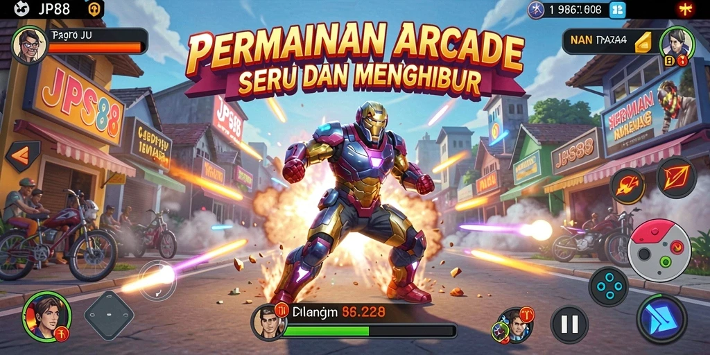 Screenshot gameplay JPS88 dengan karakter beraksi di level yang menantang.