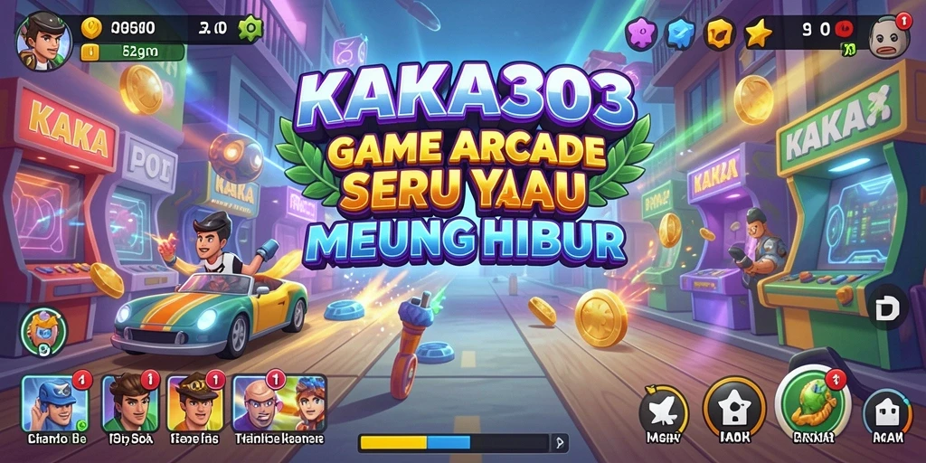 Tampilan gameplay KAKA303 yang menarik dan penuh warna.