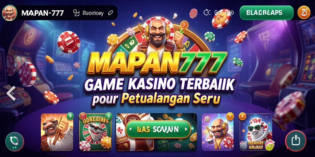 Tangkapan layar utama MAPAN777 menampilkan gameplay menarik dan interaktif.