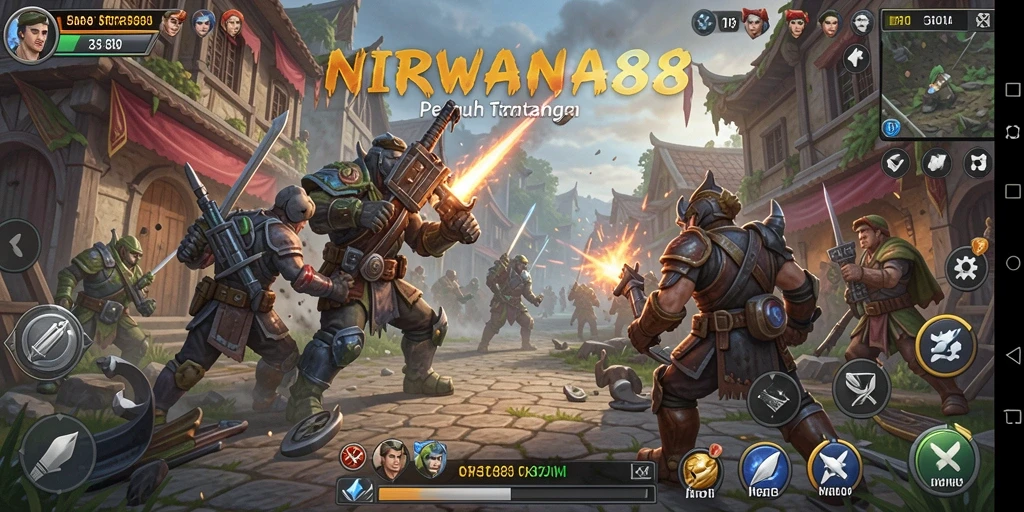 Tampilan gameplay mendebarkan dari NIRWANA88 yang penuh strategi.