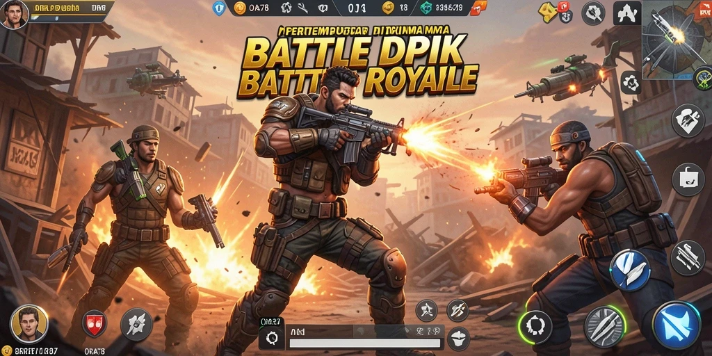 Tangkapan layar gameplay ORA78 menampilkan pertempuran intens antar pemain.
