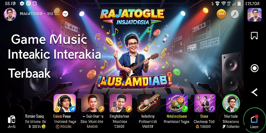 Tampilan menarik gameplay RAJATOGEL dengan banyak pilihan musik.
