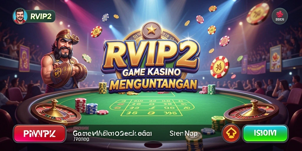 Screenshot gameplay Kasino RVIP2 yang menarik dan menghibur.
