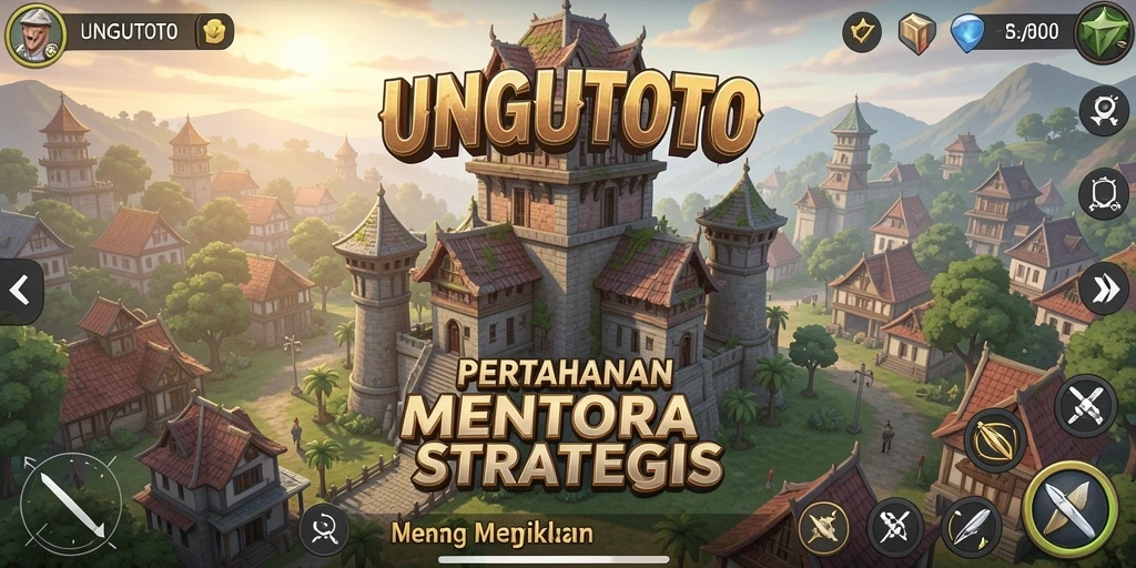 Tampilan aksi pertahanan menara yang mendebarkan dalam UNGUTOTO.
